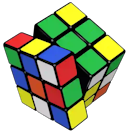 Shuffled Rubiks cube