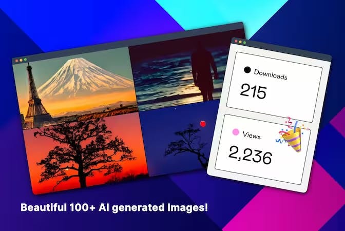 Beautiful 100+ AI generated Images stats as of November 27th, 2022